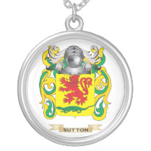 Sutton Coat of Arms (Family Crest) Jewelry