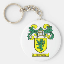 SUTTON Coat of Arms Keychains