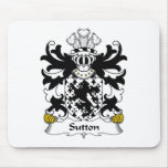 Sutton Family Crest Mouse Mat