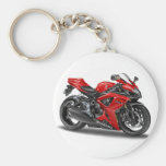 suzuki GSX-R600 Red Bike Keychain