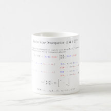 SVD and the fundamental spaces Mugs