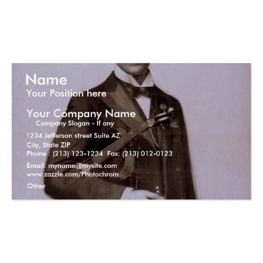 Svedrofsky and his Orchestra Retro Theatre Business Card