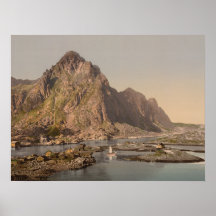 Svolvaer, Lofoten, Nord-Norge, Norway Poster