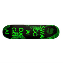 SWAGGA DAGGA EXXCLUSIVE SKATING TEAM SKATE BOARD