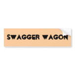 SWAGGER WAGON bumper stickers