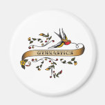 Swallow and Scroll with Gymnastics Magnet
