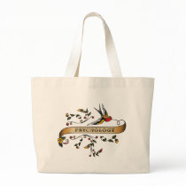 Swallow and Scroll with Psychology Tote Bags