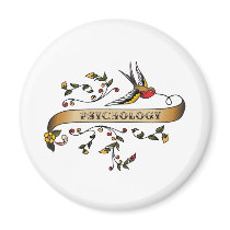 Swallow and Scroll with Psychology Magnet