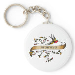 Swallow and Scroll with Studying Key Chains