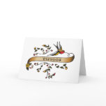 Swallow and Scroll with Tattoos cards