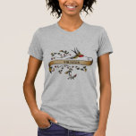 Swallow and Scroll with Trains Shirts