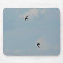 Swallows Birds Mouse Mat