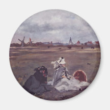Swallows - Edouard Manet Refrigerator Magnet