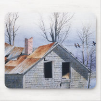 "Swallow's Good-bye" by Conrad Mieschke Mouse Pad