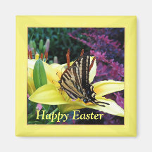 Swallowtail Butterfly Easter Magnet