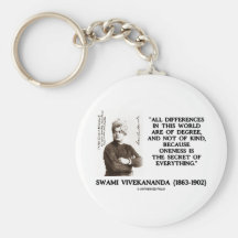 Swami Vivekananda Oneness Secret Of Everything Keychains
