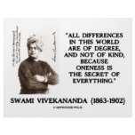 Swami Vivekananda Oneness Secret Of Everything letterhead