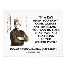 Swami Vivekananda Travelling In Wrong Path Personalized Invitation
