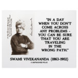 Swami Vivekananda Travelling In Wrong Path letterhead