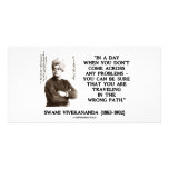 Swami Vivekananda Travelling In Wrong Path photo cards