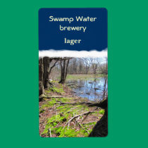 Swamp Trail beer label ~ stickers labels
