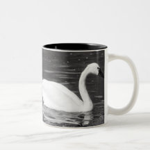 Swan B/W Mug