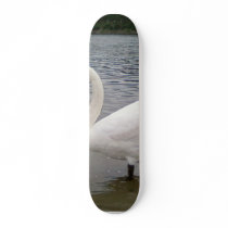 Swan Beautiful Wallpaper Skate Board Deck