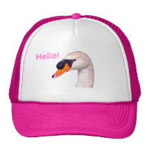 Swan Hello! Gorras