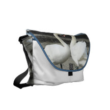 Swan Love Messenger Bag