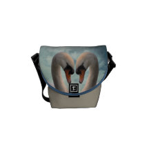 Swan Lovers Messenger Bag
