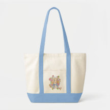 Swan Princess impulse tote (blue) Bag