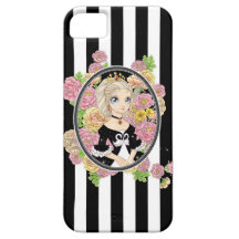 Swan Princess iPhone 5 case (black)