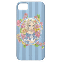 Swan Princess iPhone 5 case (blue)