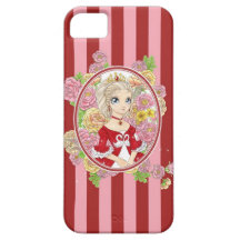 Swan Princess iPhone 5 case (red)