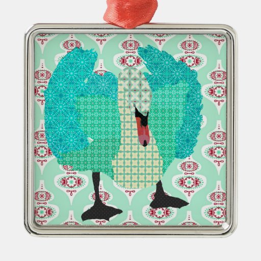 Swanky Swan I Ornament