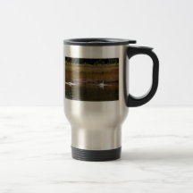 Swans at Potter Marsh Coffee Mugs