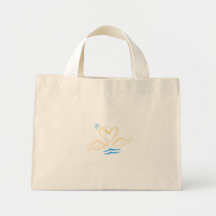 swans canvas bag