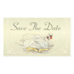 Swans - Save The Date Card Business Card