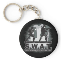 SWAT Team Entrance Keychain