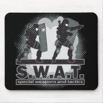 SWAT Team Entrance Mousepads