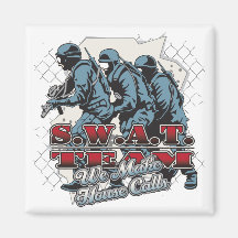 SWAT Team House Calls Magnets