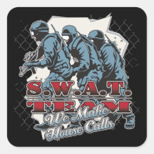 SWAT Team House Calls Sticker