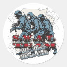 SWAT Team House Calls Stickers