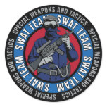 Swat Team Round Stickers