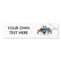 Swaziland Coat of Arms Bumper Stickers