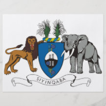 Swaziland Coat of Arms Flyer