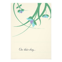 Sweat Pea Wedding Invite