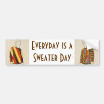 Sweater Bumper Sticker