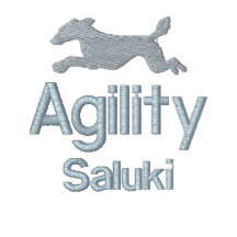 Sweatshirt brodé par Saluki d'agilité