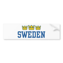 Sweden Bumper Sticker